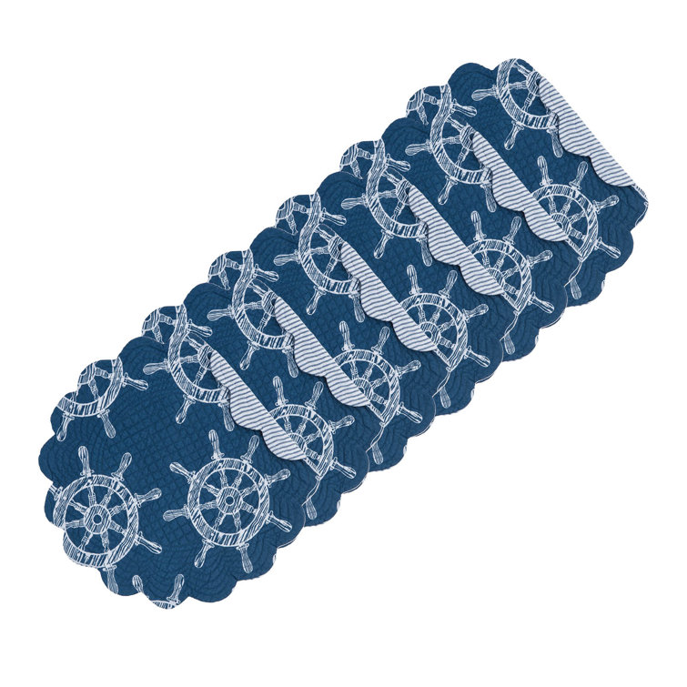 Breakwater Bay Sesco Cotton Nautical Round Placemat Wayfair